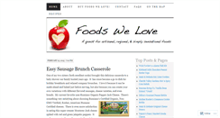 Desktop Screenshot of foodswelove.com